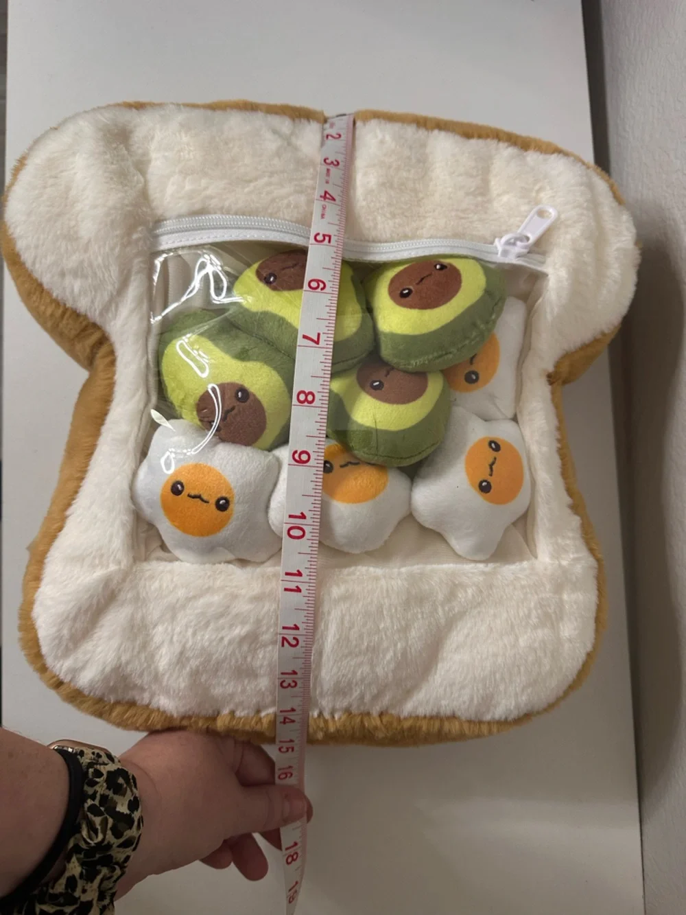 Russ Berrie Breakfast Toast Tic Tac Toe Plush Playset Game - Picture 3 of 3